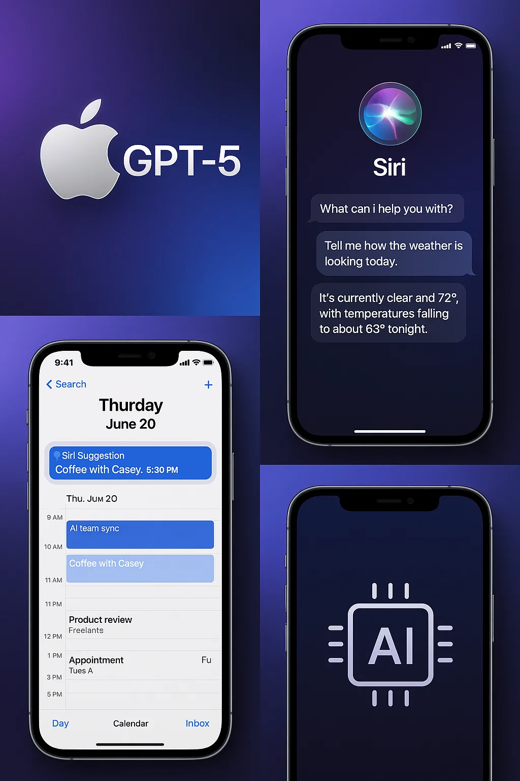 Apple sắp “kết đôi” với GPT-5: Trợ lý ảo thông minh hơn bao giờ hết