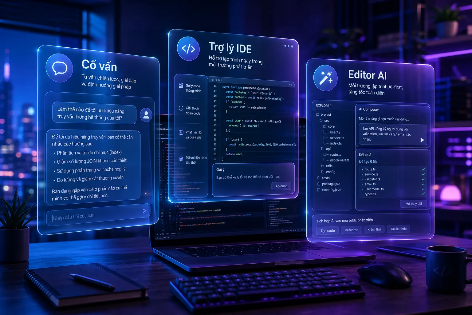 So sánh GitHub Copilot với ChatGPT và Cursor trong công việc lập trình