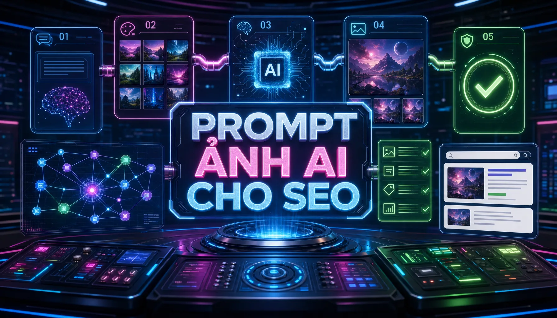Prompt tạo ảnh AI cho bài SEO: Cách viết dùng được