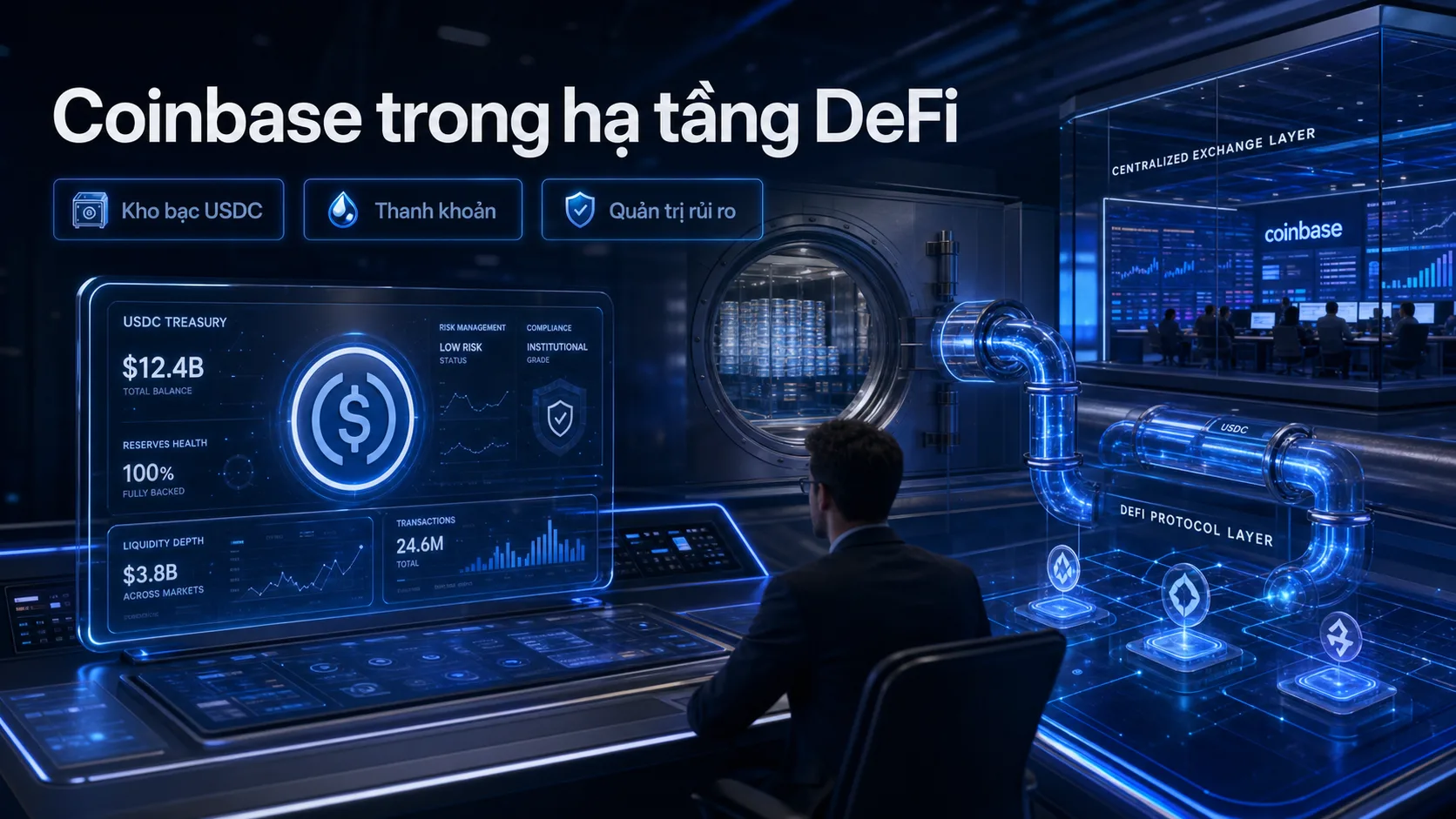 Coinbase trở thành USDC Treasury Deployer trên Hyperliquid: Vì sao stablecoin đang thành hạ tầng DeFi?