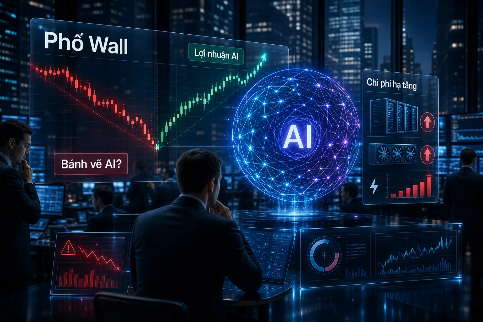 Phố Wall đòi lợi nhuận từ AI: thời của “bánh vẽ AI” đã qua?