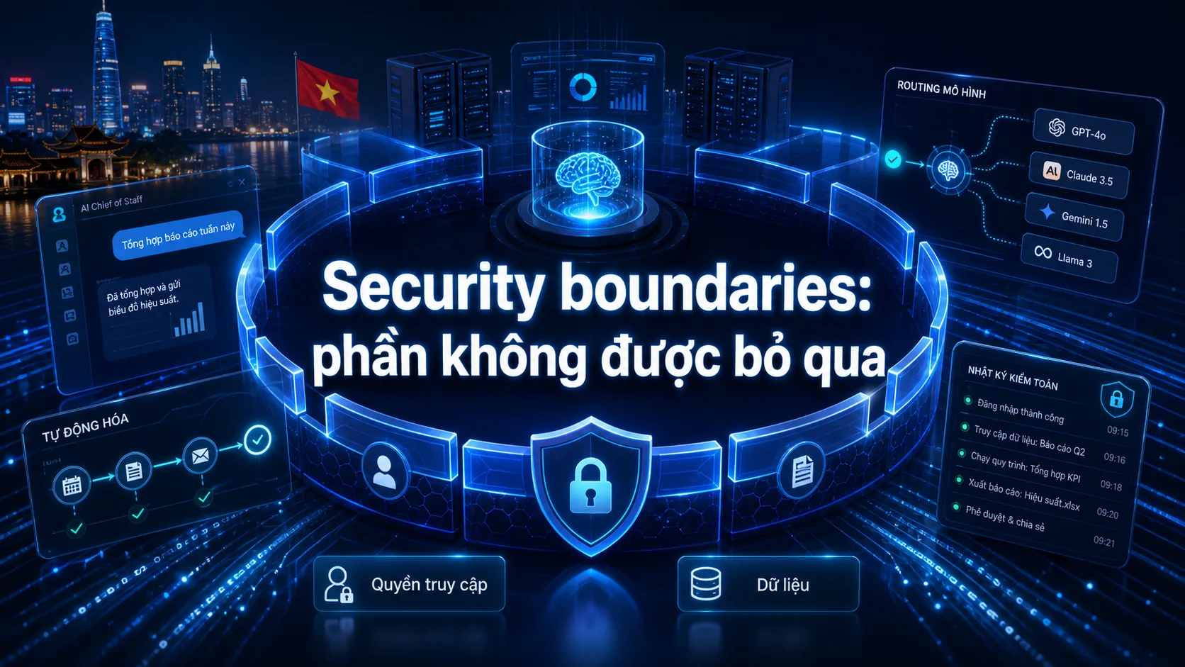 Security boundaries: phần không được bỏ qua trong bài Xây dựng Hermes thành Chief of Staff AI cá nhân/doanh nghiệp