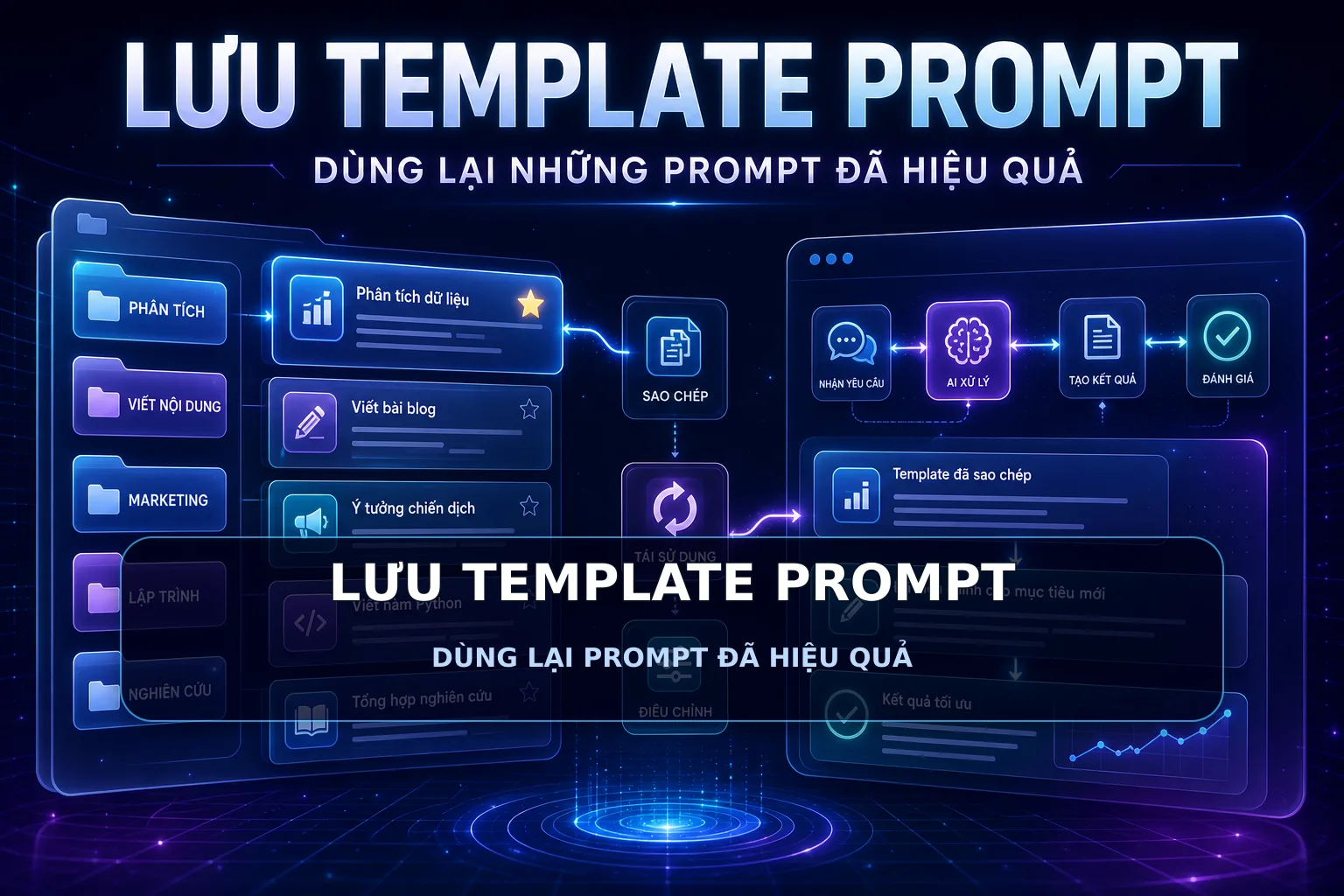 LƯU TEMPLATE PROMPT - DÙNG LẠI PROMPT ĐÃ HIỆU QUẢ