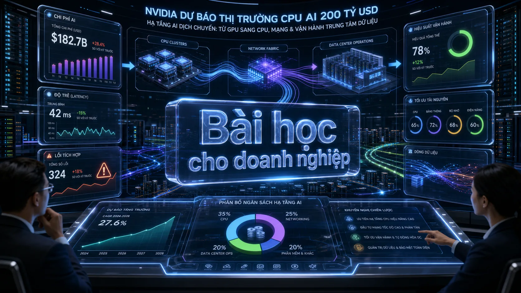 Bài học cho doanh nghiệp - Nvidia CPU AI 200 tỷ USD