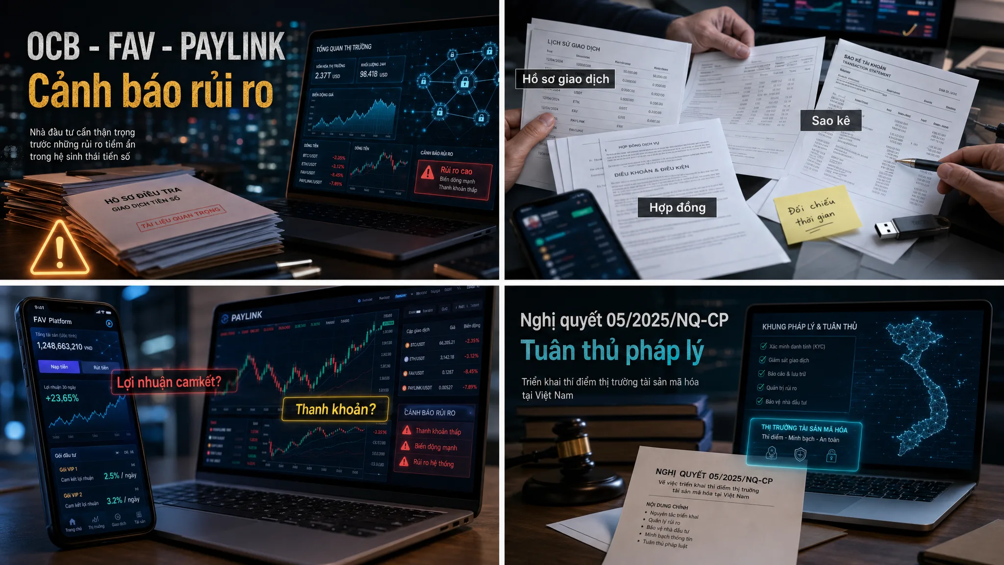 OCB FAV PAYLINK - rủi ro tiền điện tử