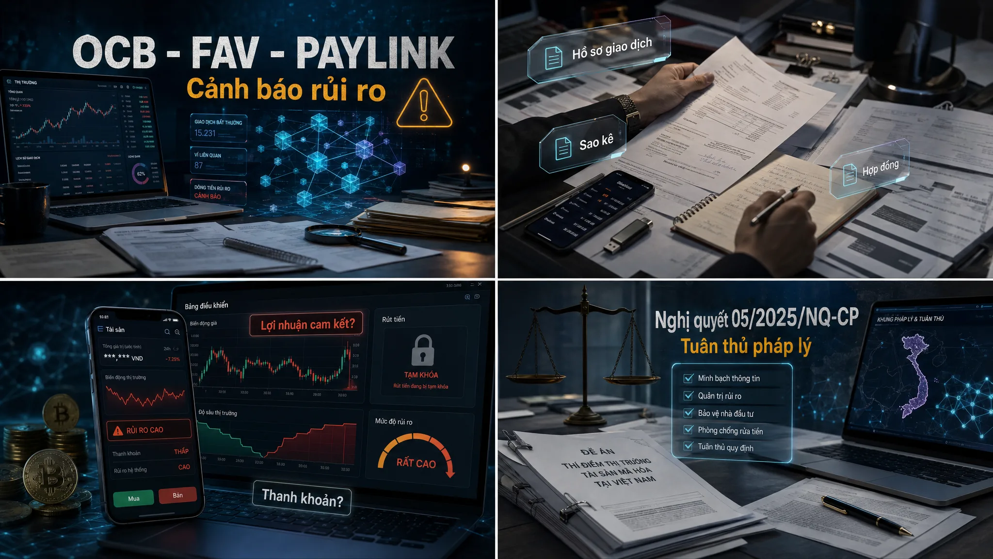 OCB FAV PAYLINK - rủi ro tiền điện tử