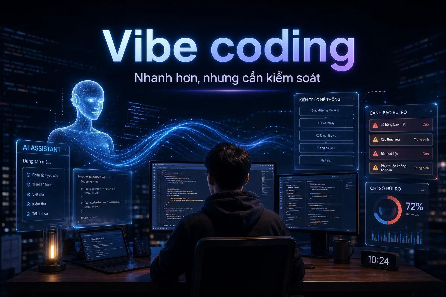 Vibe coding là gì? Rủi ro khi code bằng cảm hứng với AI