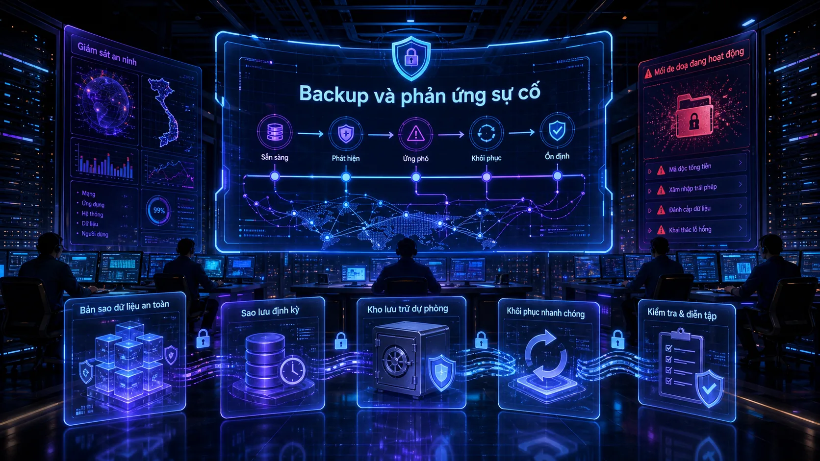 Backup và phản ứng sự cố - hạ tầng số trọng yếu