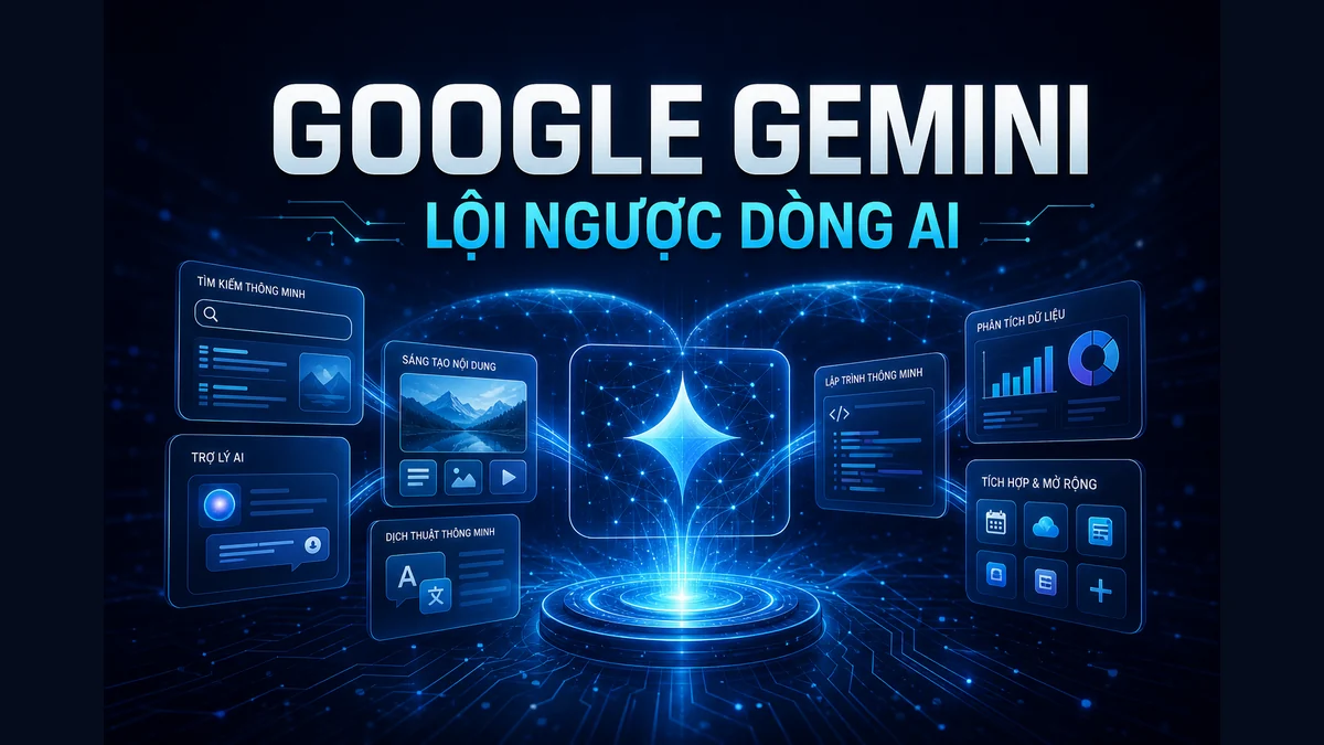 Google Gemini: cuộc lội ngược dòng của gã khổng lồ AI