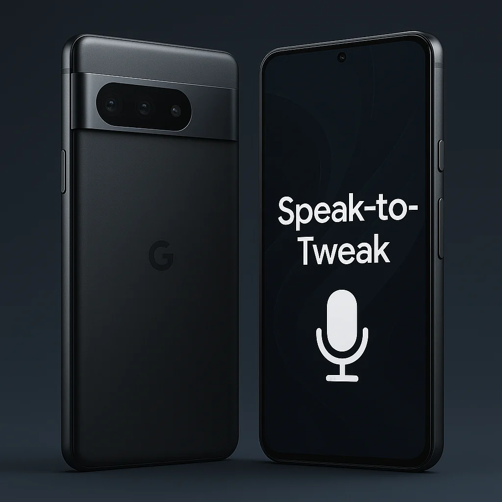 Speak to tweak