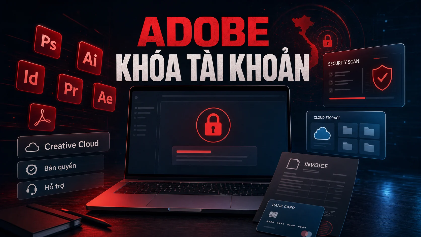 Vì sao nhiều người dùng Việt bị Adobe khóa tài khoản?