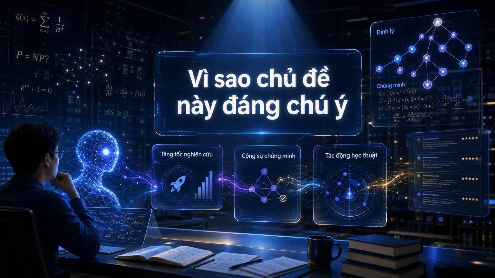 Vì sao chủ đề này đáng chú ý trong bài AI co-mathematician của Google: khi AI bắt đầu làm việc như một cộng sự nghiên cứu