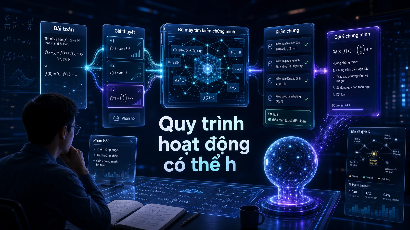 Quy trình hoạt động có thể h trong bài AI co-mathematician của Google: khi AI bắt đầu làm việc như một cộng sự nghiên cứu