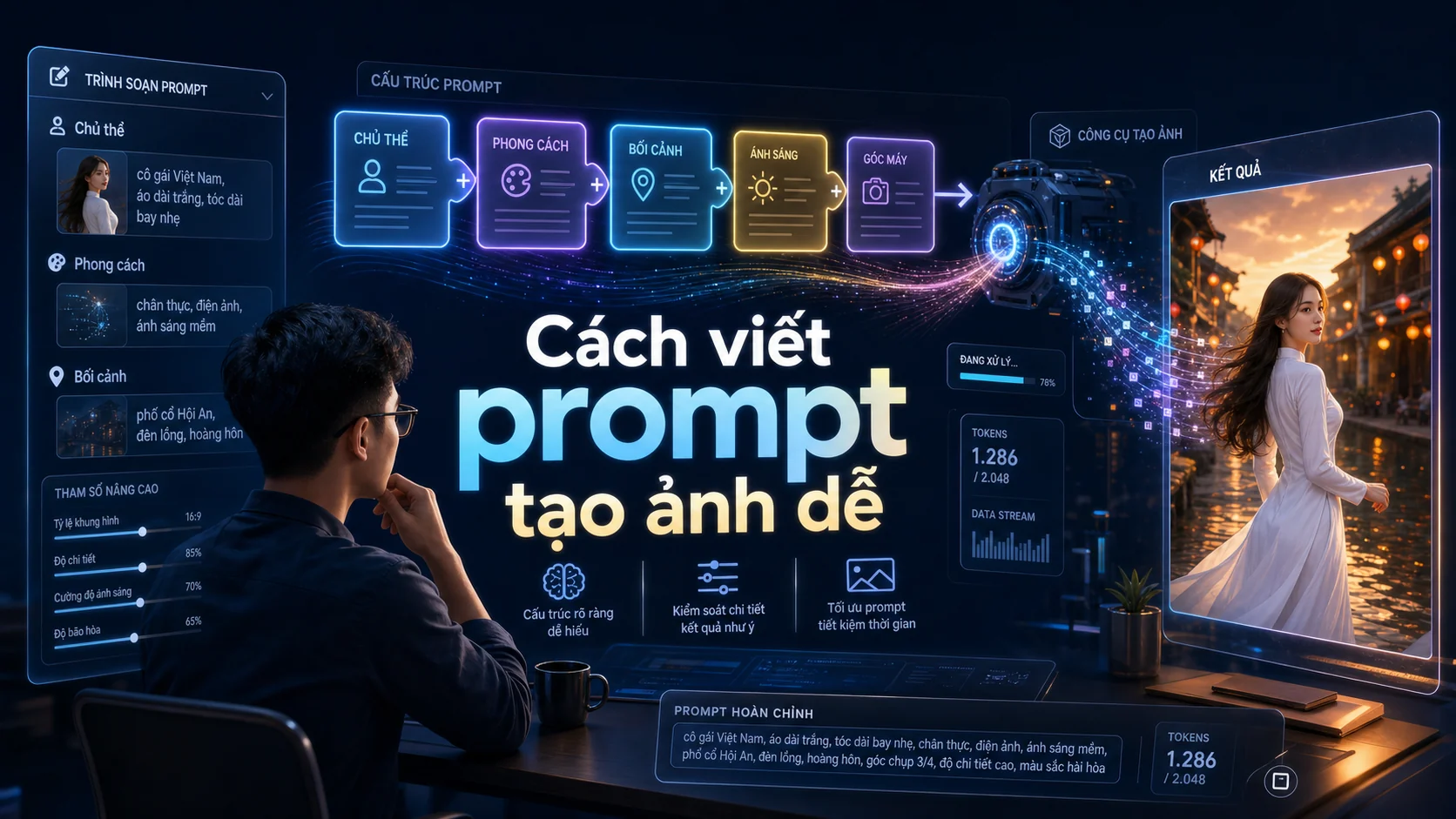 Cách viết prompt tạo ảnh dễ trong bài AI image generator là gì? Cách tạo ảnh bằng AI cho người mới