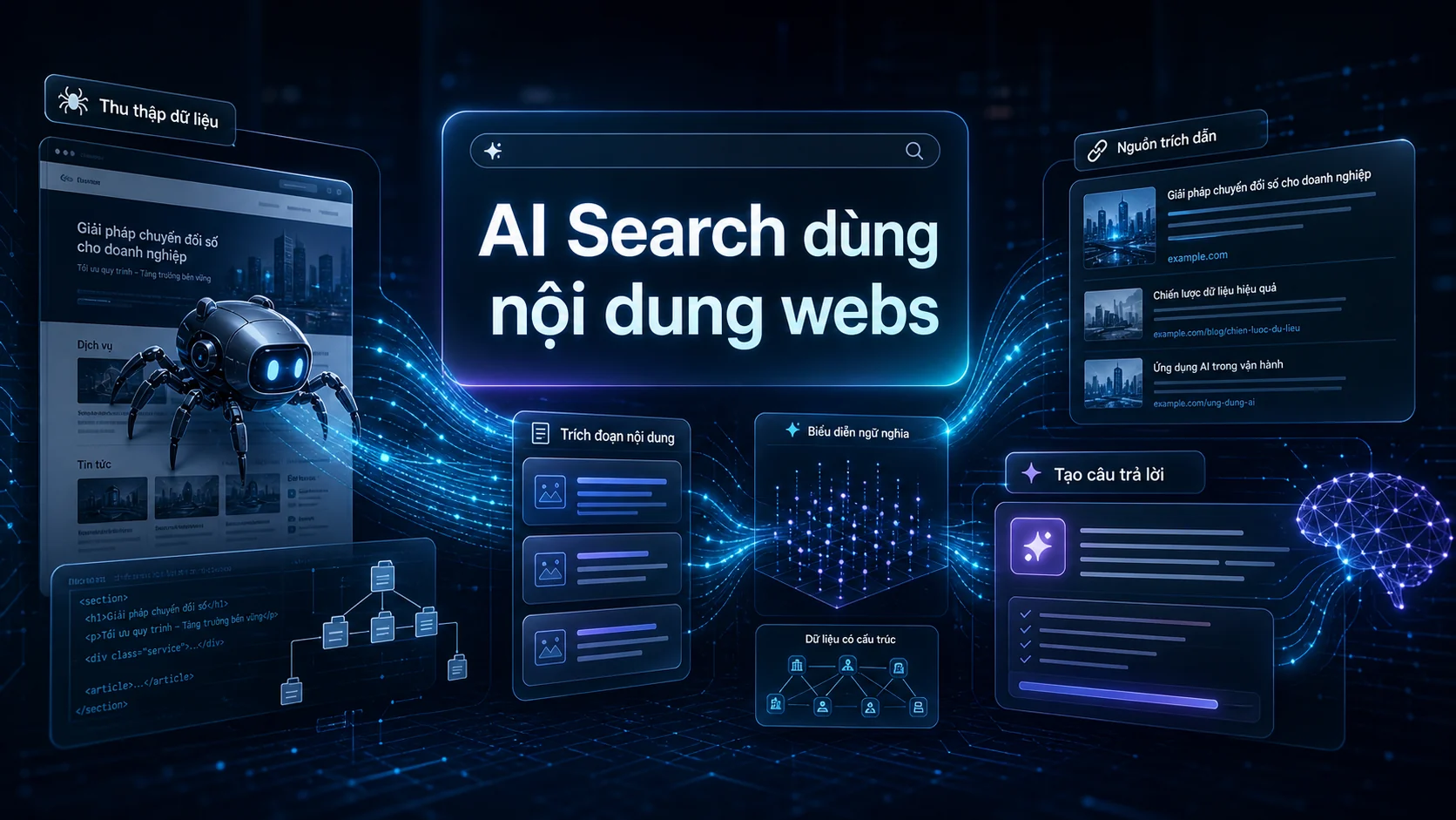 AI Search dùng nội dung webs trong bài AI Search dùng nội dung website: ai còn quyền kiểm soát?