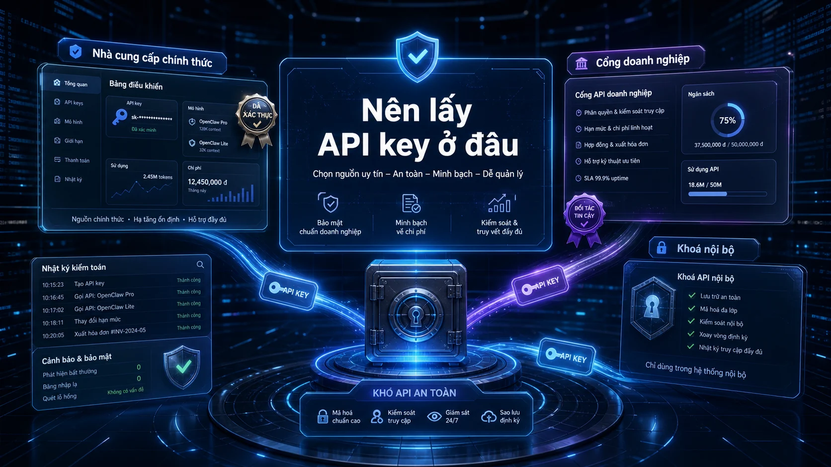 Nên lấy API key ở đâu trong bài API key, model và chi phí OpenClaw: chọn sao cho hợp lý?