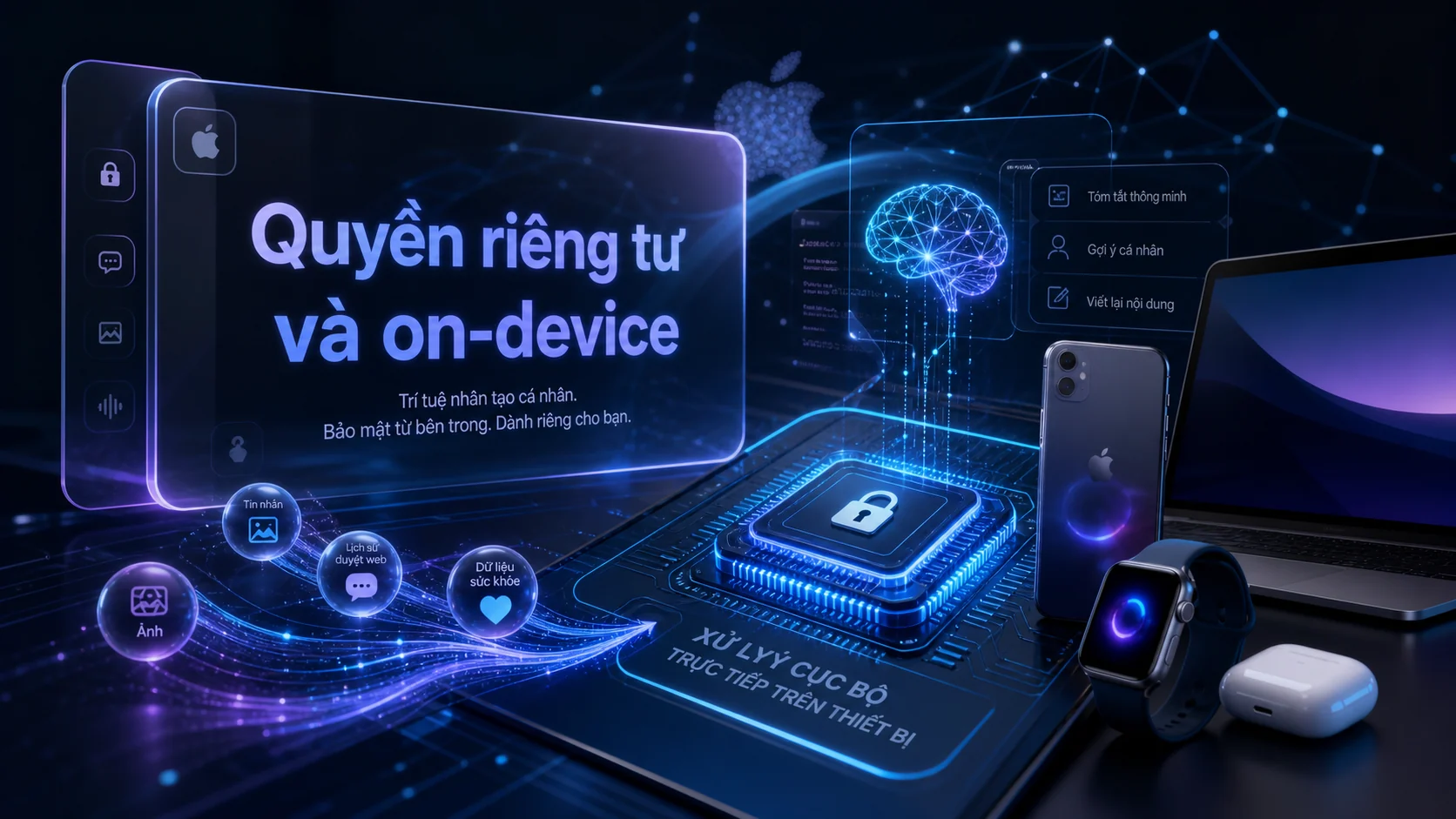 Quyền riêng tư và on-device - Apple Gen AI