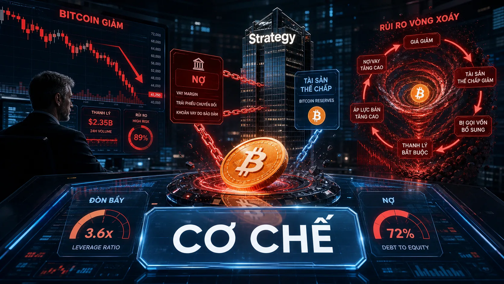 Bitcoin doom loop - cơ chế