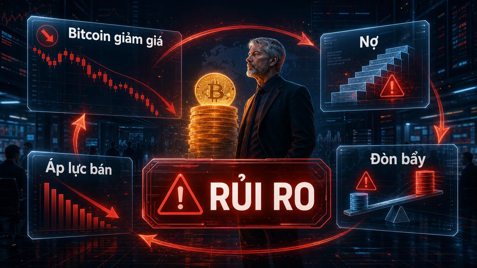 Bitcoin doom loop - rủi ro