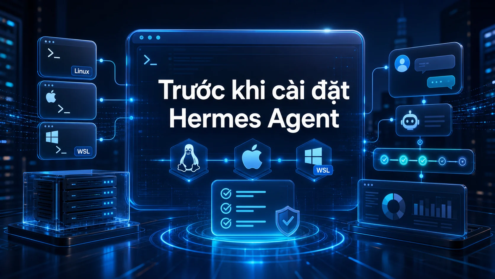 Cách cài đặt Hermes Agent trên Linux, macOS và WSL