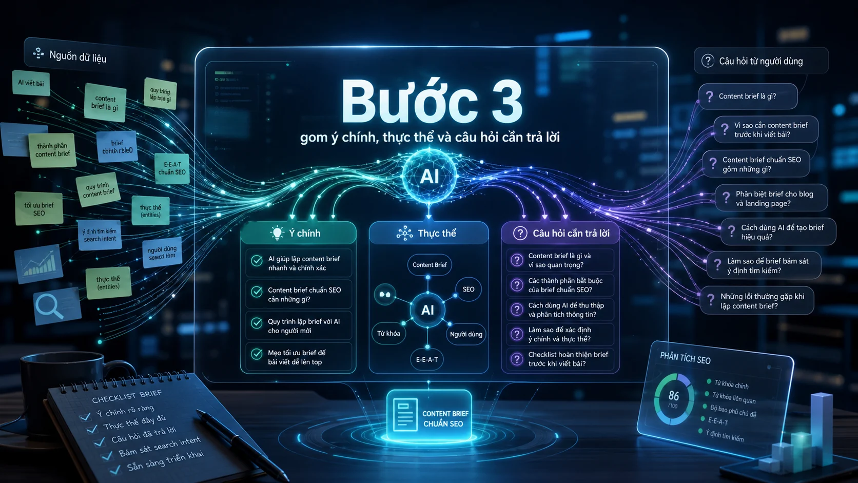 Bước 3 trong bài Cách dùng AI để lập content brief chuẩn SEO cho người mới