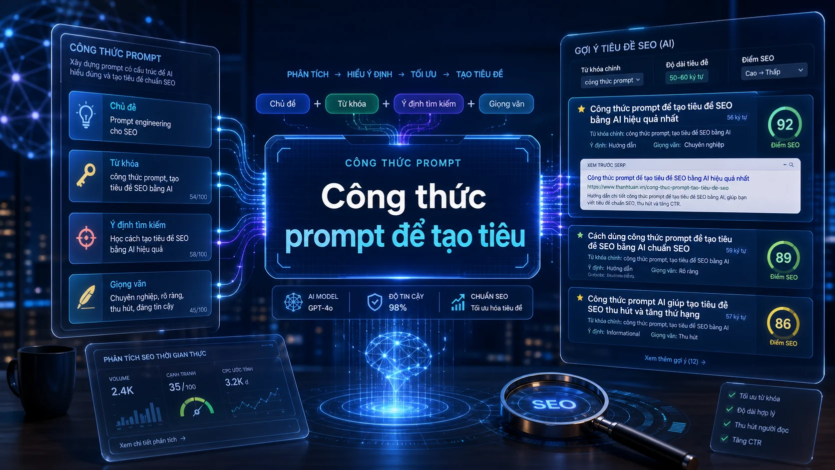 Công thức prompt để tạo tiêu trong bài Cách dùng AI để tối ưu tiêu đề và meta description hiệu quả