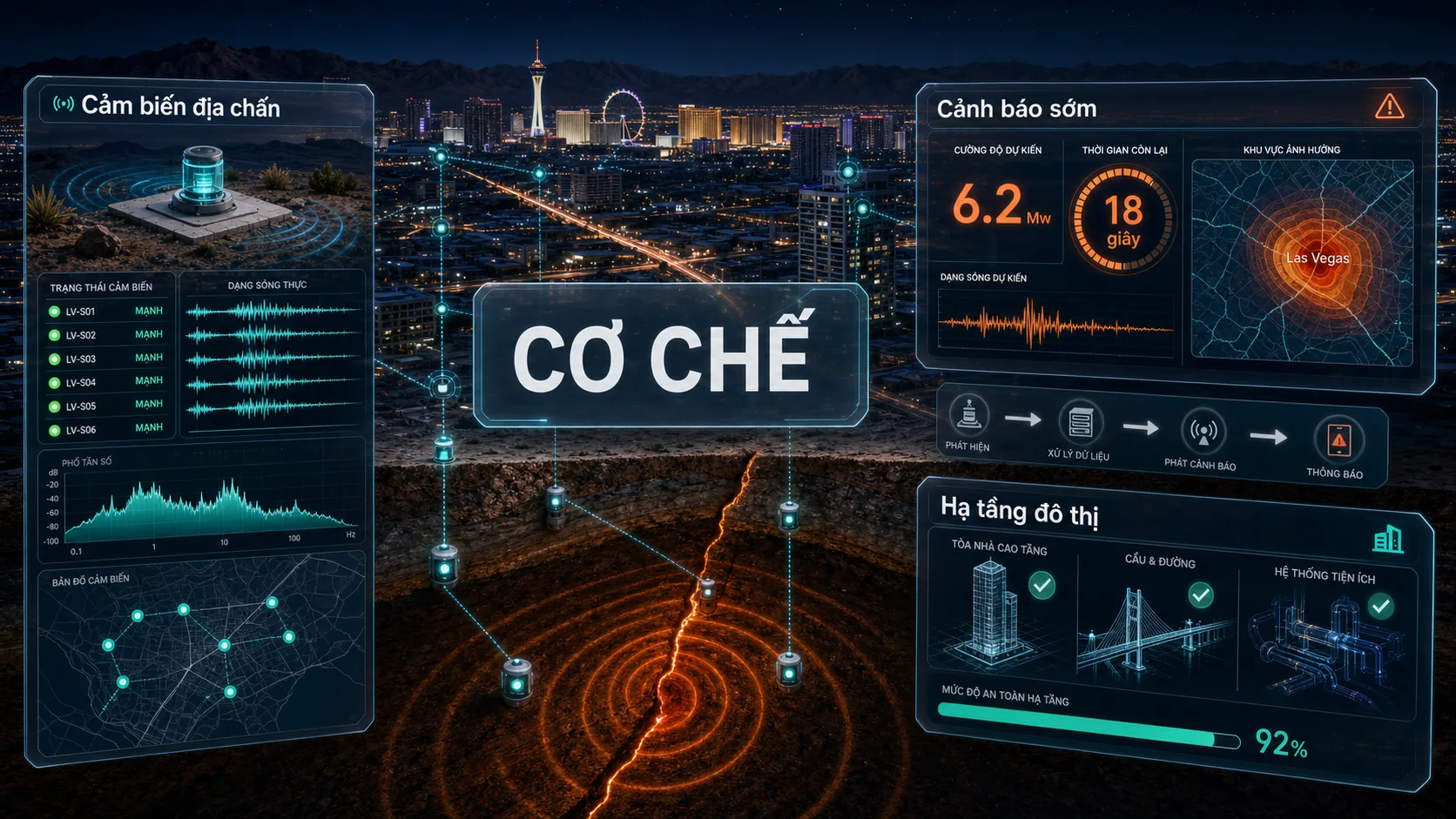 cảnh báo động đất - cơ chế