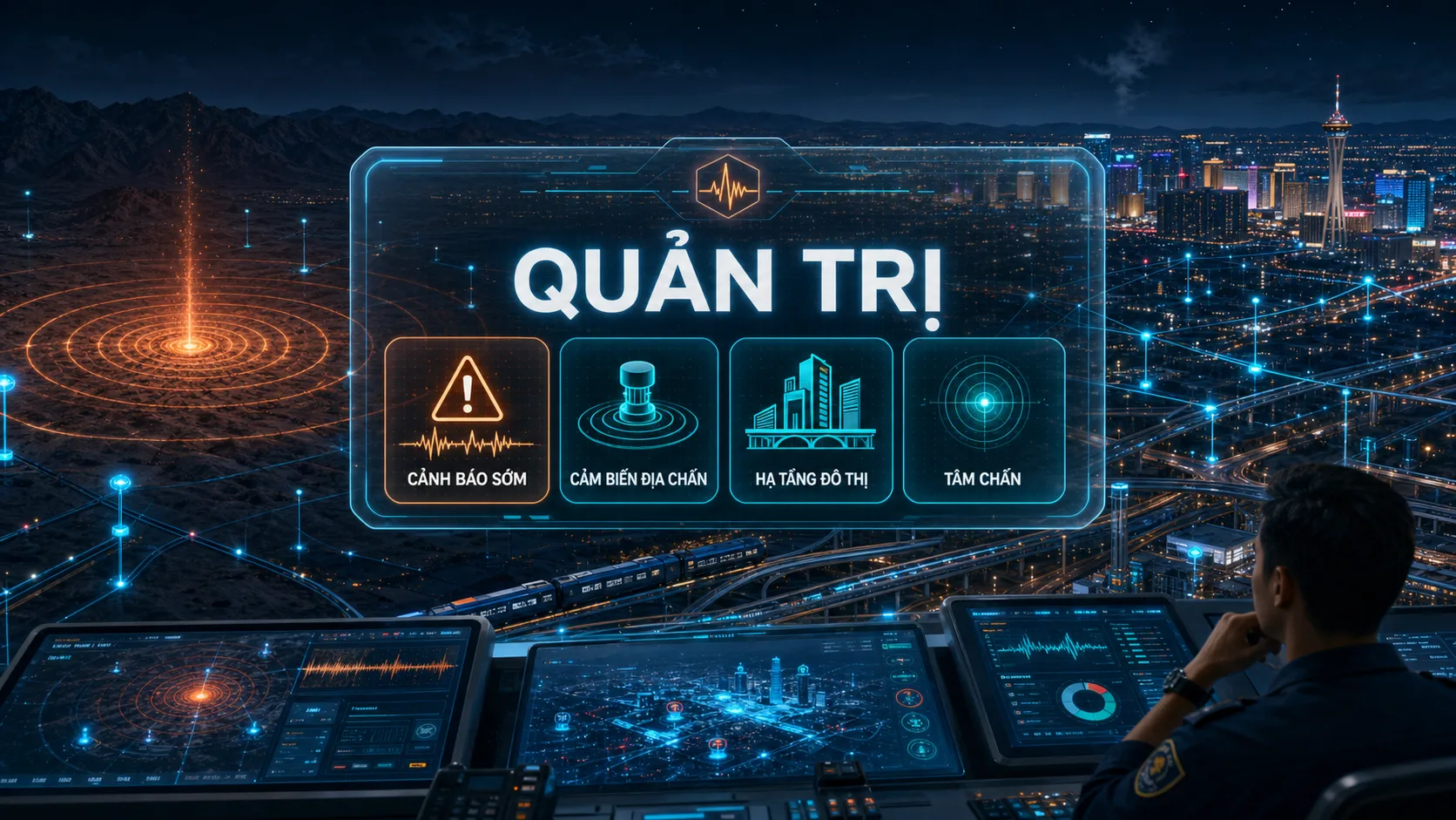 cảnh báo động đất - quản trị