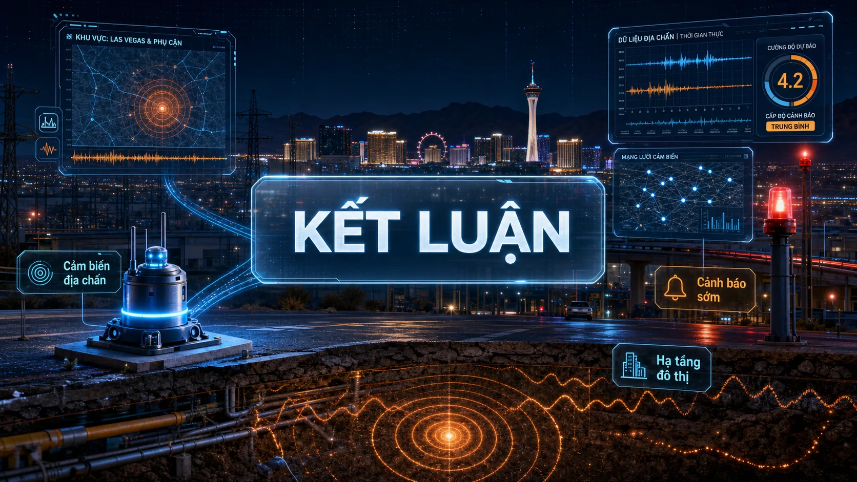 cảnh báo động đất - kết luận