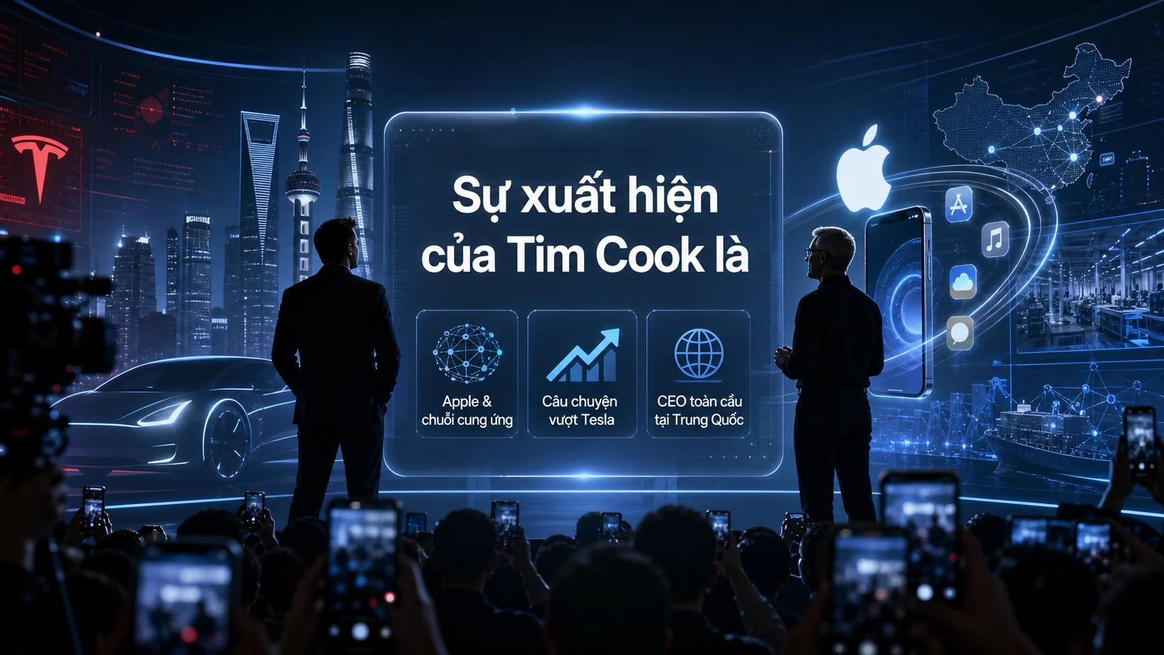 Sự xuất hiện của Tim Cook là trong bài Elon Musk gây sốt tại Trung Quốc: vì sao một khoảnh khắc quay video lại thành tin công nghệ đáng chú ý?