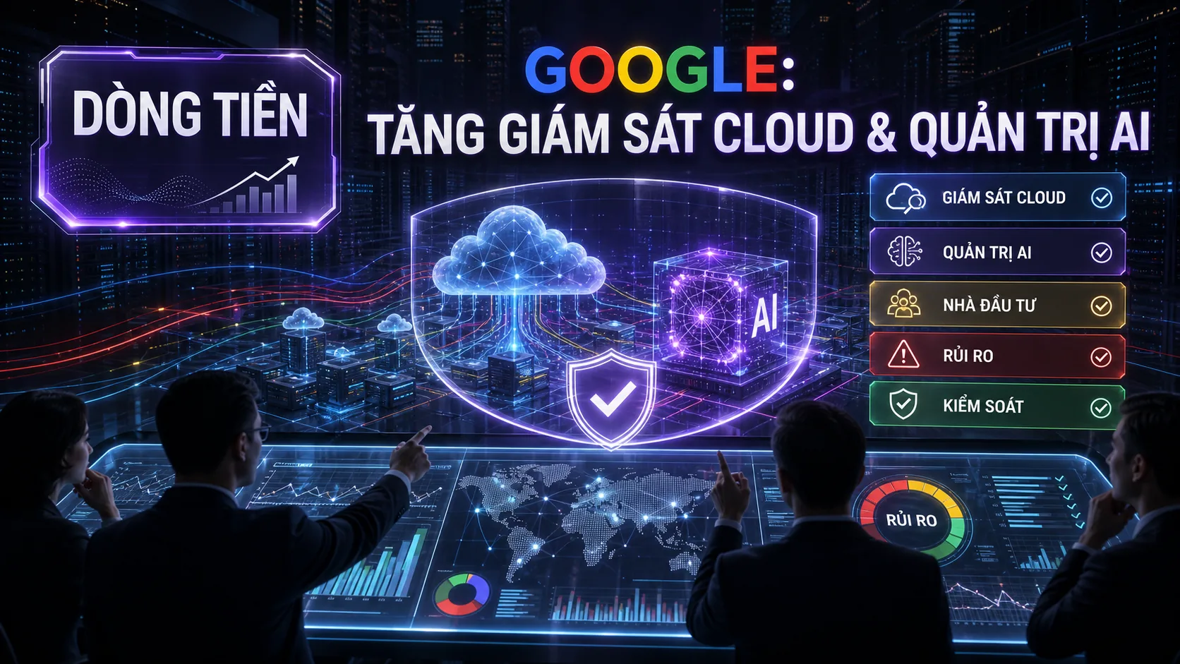 giám sát Google AI - dòng tiền