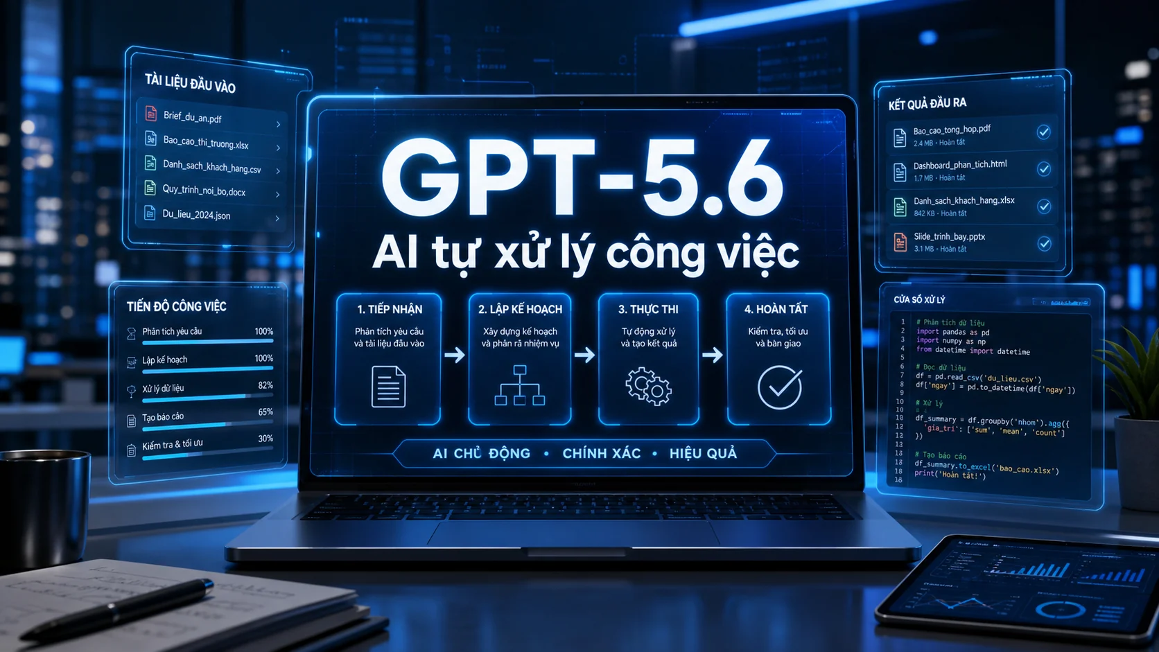 GPT-5.6 ra mắt: AI đang chuyển từ trả lời sang tự xử lý công việc