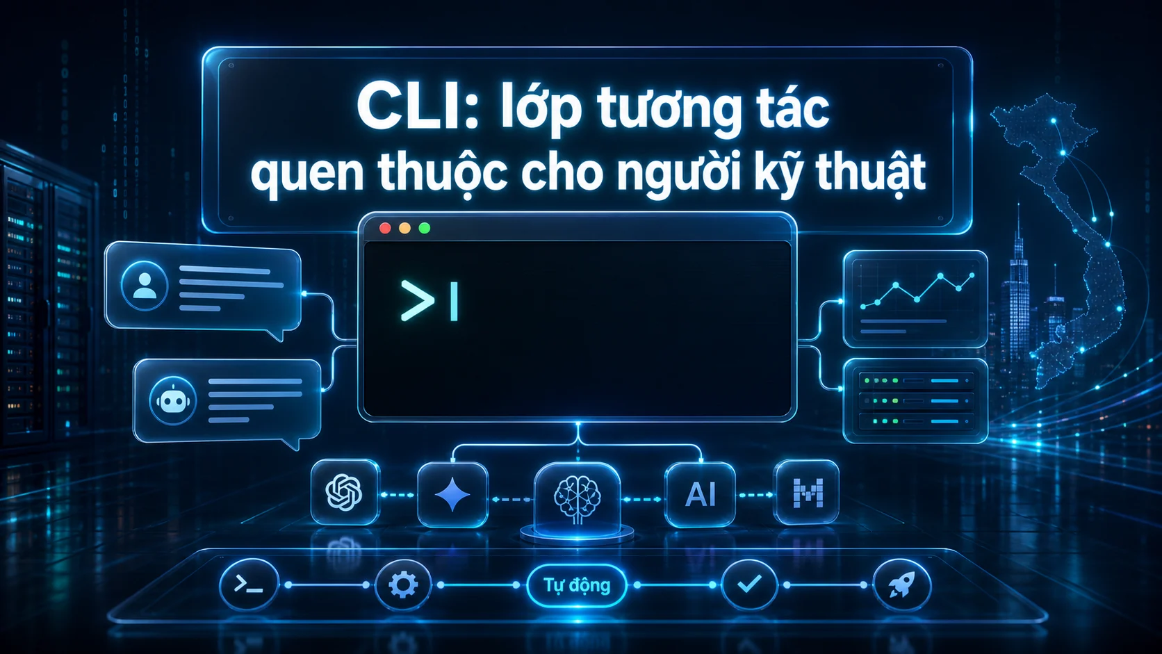 CLI: lớp tương tác quen thuộc cho người kỹ thuật trong bài Hermes Agent là gì? AI agent mã nguồn mở càng dùng càng thông minh