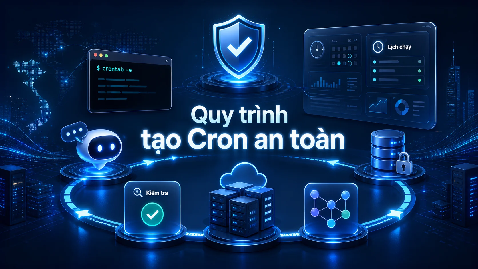 Quy trình tạo Cron an toàn trong bài Hermes Cron: tự động hóa AI Agent theo lịch