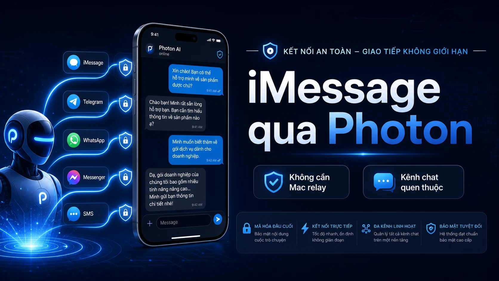 Hermes Agent v0.17.0 hỗ trợ iMessage qua Photon