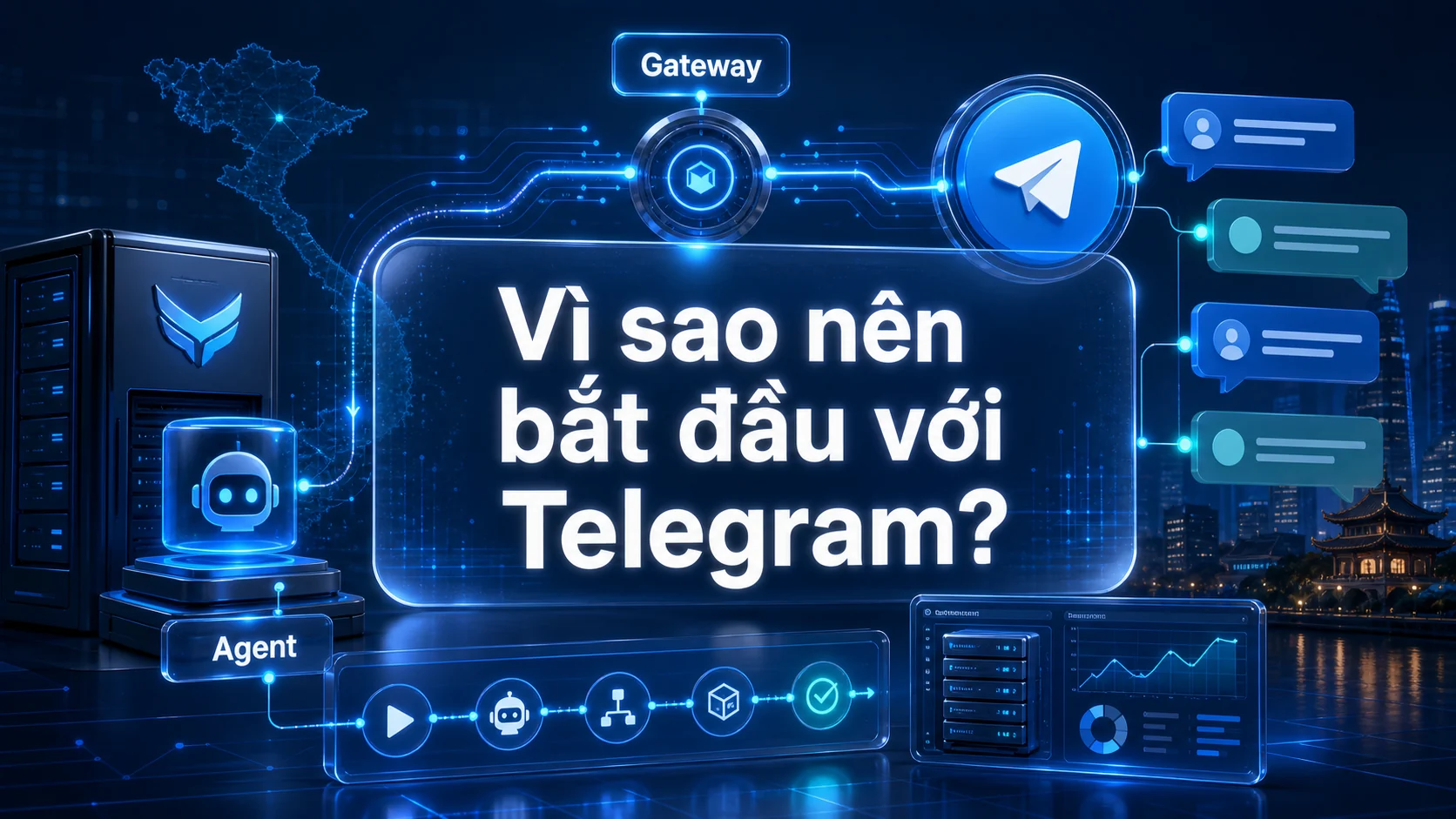Vì sao nên bắt đầu với Telegram? trong bài Kết nối Hermes Agent với Telegram bằng Gateway