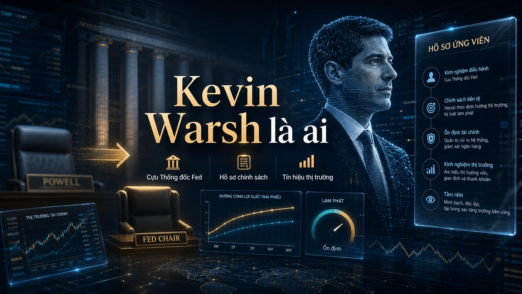 Kevin Warsh là ai trong bài Kevin Warsh thay Jerome Powell tại Fed: Thị trường cần chú ý gì?