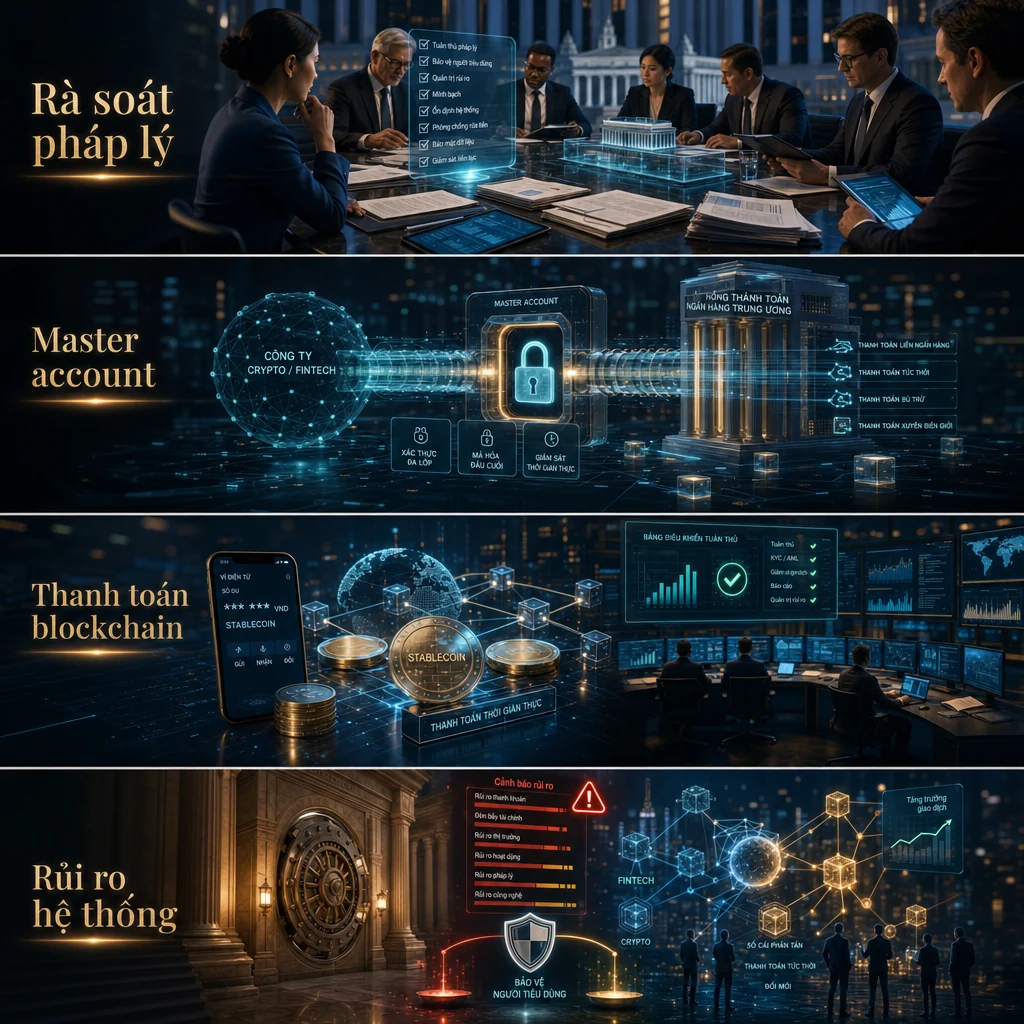 Master account và quyền tiếp cận hệ thống thanh toán Fed