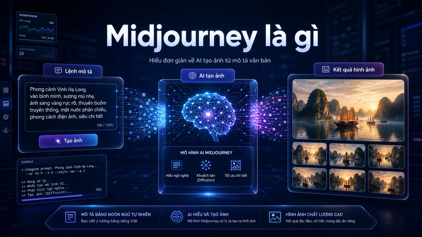 Midjourney là gì trong bài Midjourney là gì? Có còn đáng dùng trong năm 2026 không