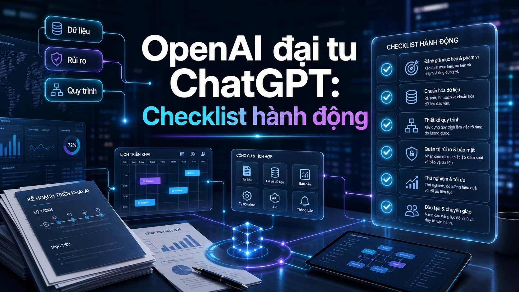 Checklist triển khai ChatGPT workspace cho doanh nghiệp