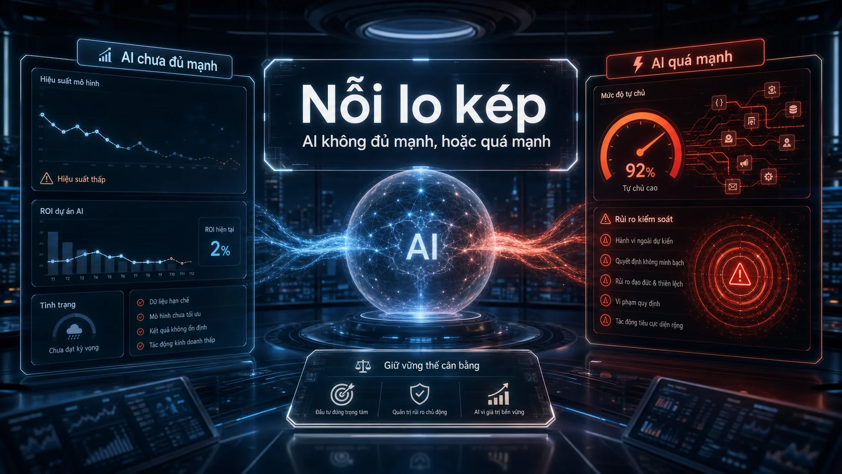 Nỗi lo kép trong bài Phố Wall đòi lợi nhuận từ AI: thời của “bánh vẽ AI” đã qua?