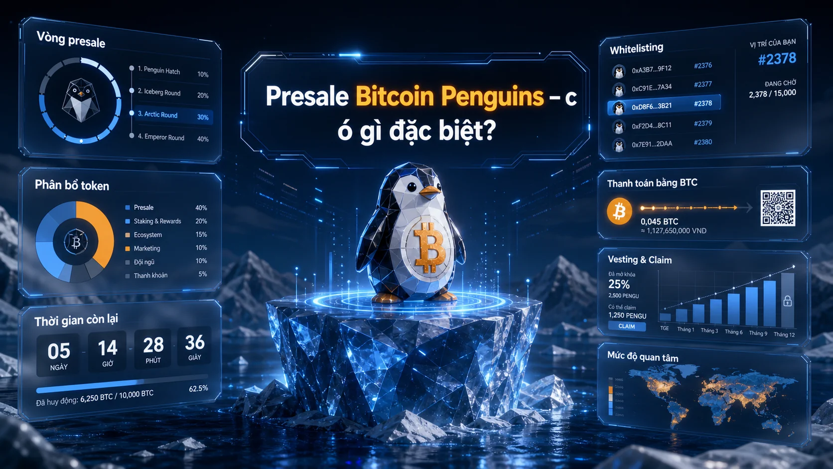 Presale Bitcoin Penguins – c trong bài Presale Bitcoin Penguins sắp kết thúc – cơ hội hay rủi ro?
