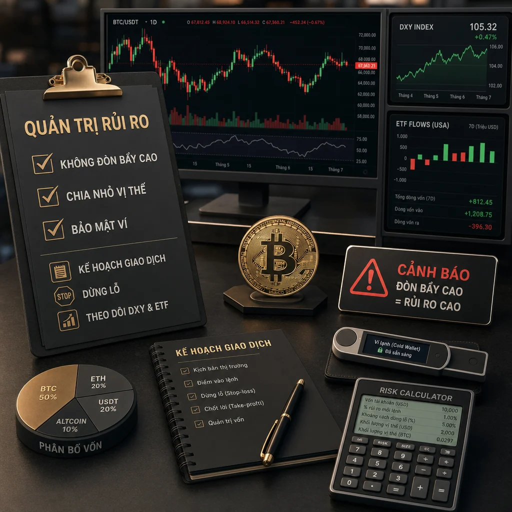 Quản trị rủi ro khi Bitcoin biến động