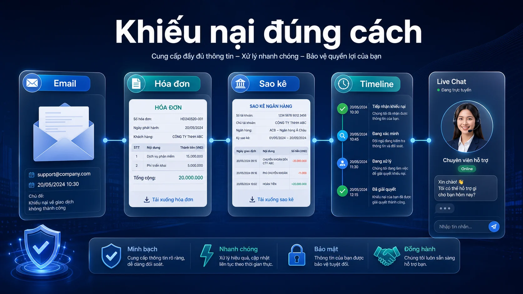 Quy trình khiếu nại khi tài khoản Adobe bị khóa