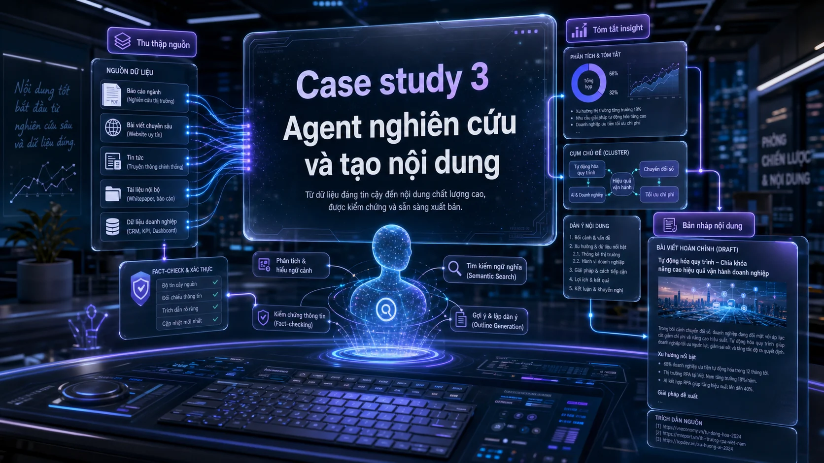 Case study 3 trong bài Quy trình triển khai OpenClaw thực tế cho doanh nghiệp