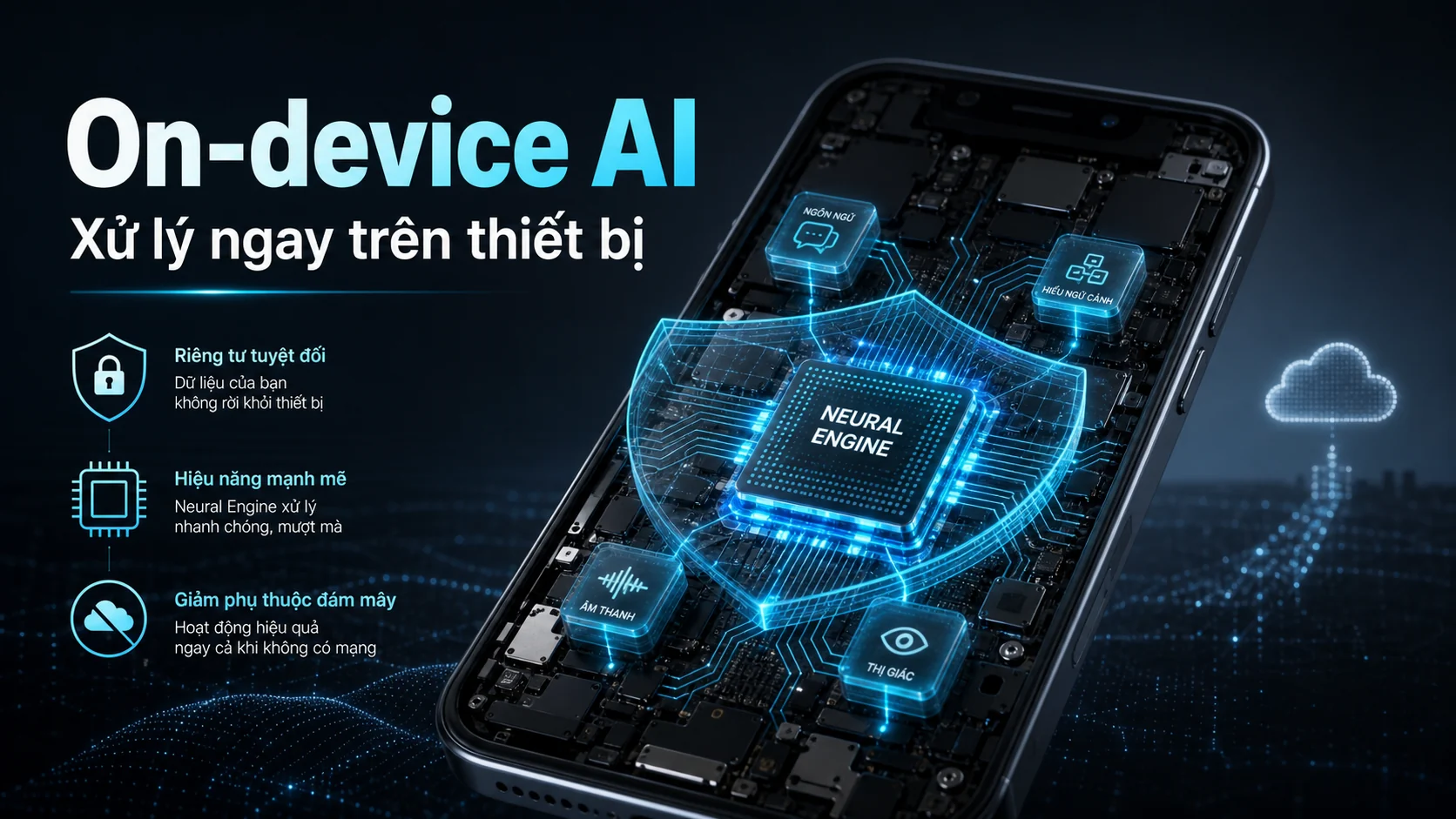 On-device AI - Xử lý ngay trên thiết bị trong bài Siri AI