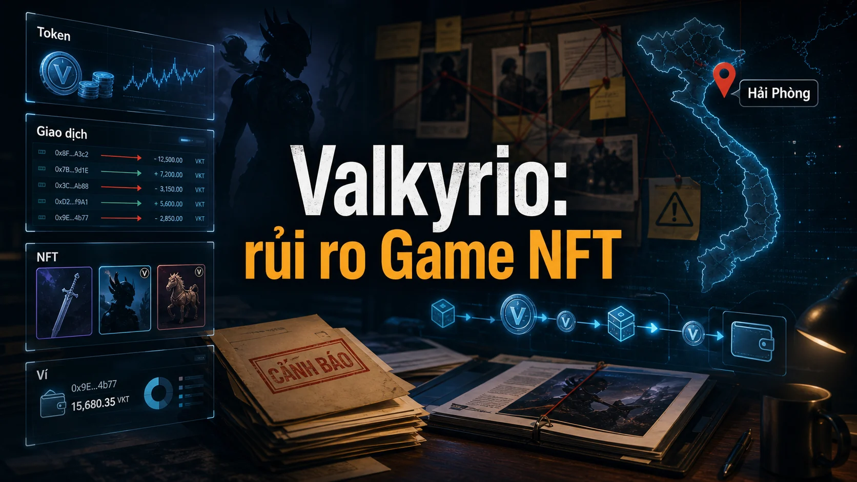 Valkyrio bị Công an Hải Phòng tìm người tham gia: bài học từ Game NFT