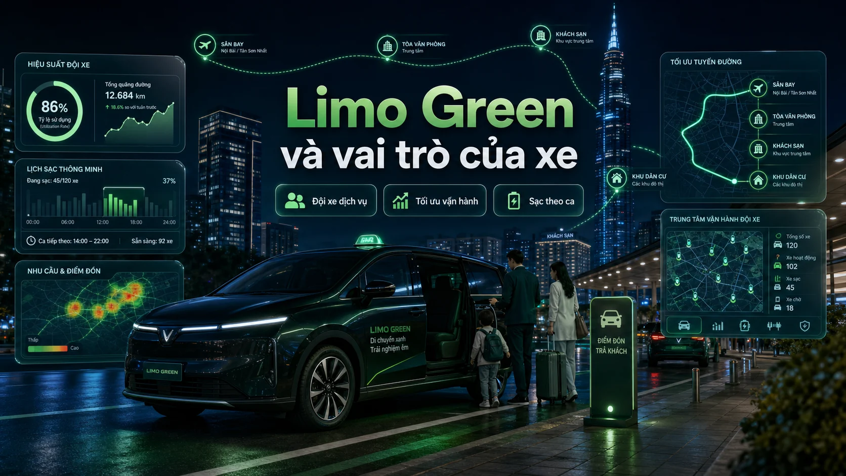 Limo Green và vai trò của xe trong bài VinFast chiếm gần 41% thị trường ôtô Việt: xe điện đã bước qua giai đoạn thử nghiệm?