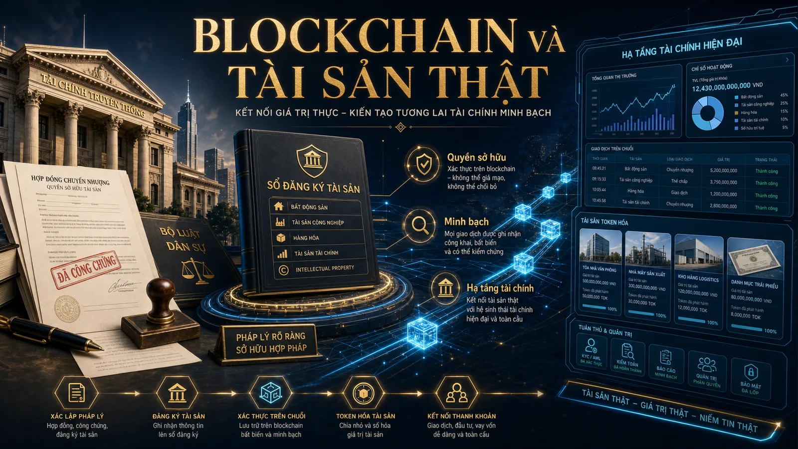 Blockchain và tài sản thật trong xu hướng tokenized RWA
