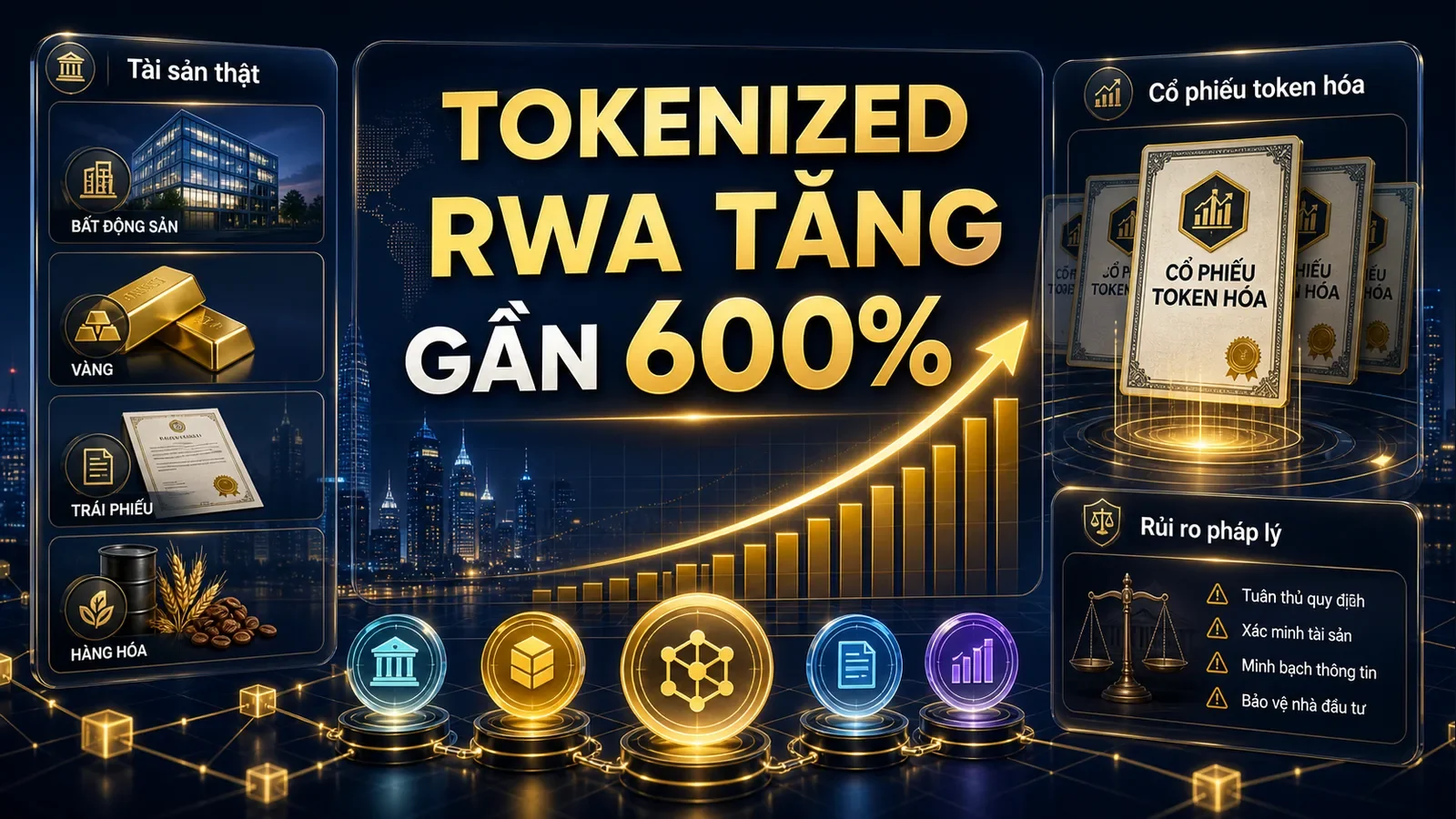Tokenized RWA tăng gần 600%: Cơ hội hay rủi ro?